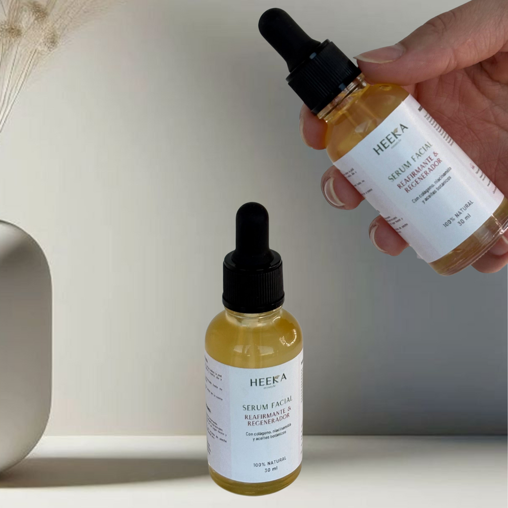 Serum facial. Reafirmante & Regenerador. Con colágeno, niacinamida y aceites botánicos
