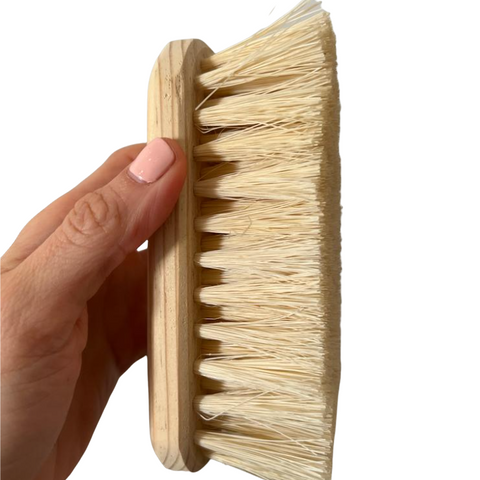Cepillo corporal mediano de cerdas naturales