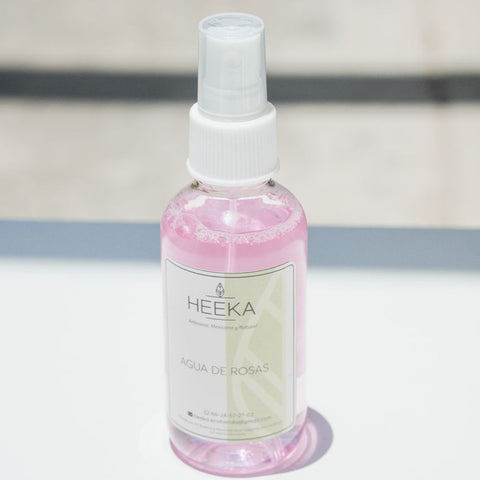 Tonico facial de agua de Rosas Heeka