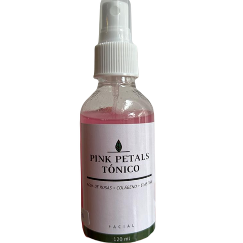 Pink petals tonico con colageno y elastina
