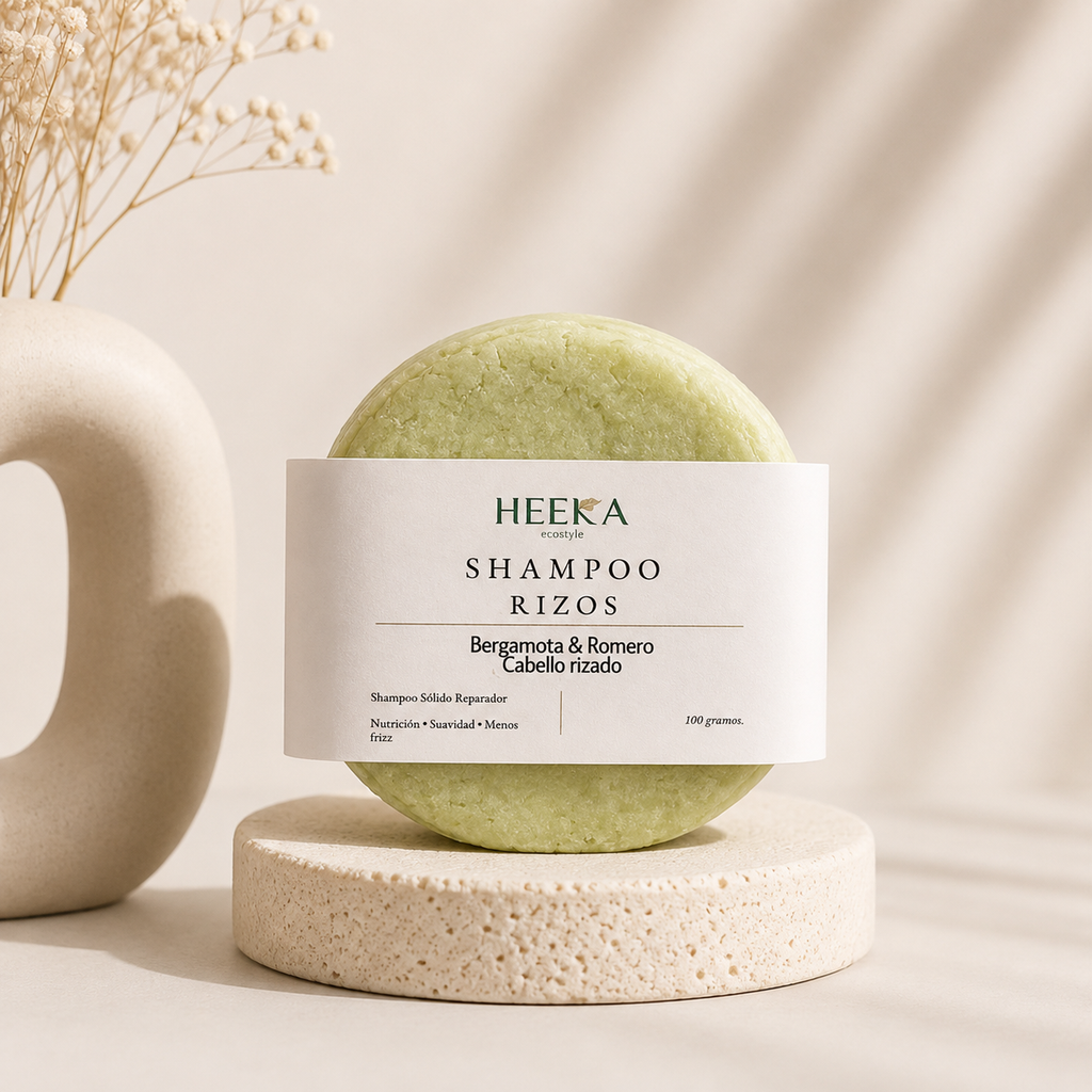 Shampoo solido - cabello rizo