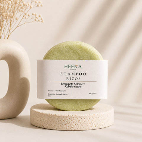 Shampoo solido - cabello rizo