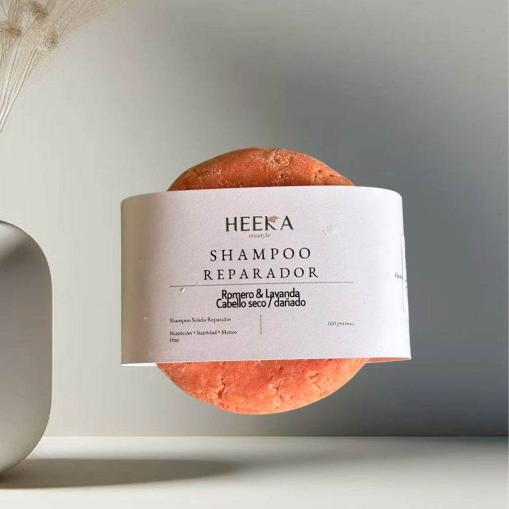 Shampoo Sólido de Lavanda & Romero – Equilibrio & Suavidad cabello seco/dañado