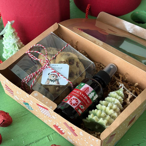 KIT GALLETAS + SPRAY 120 ML + PINO NAVIDEÑO