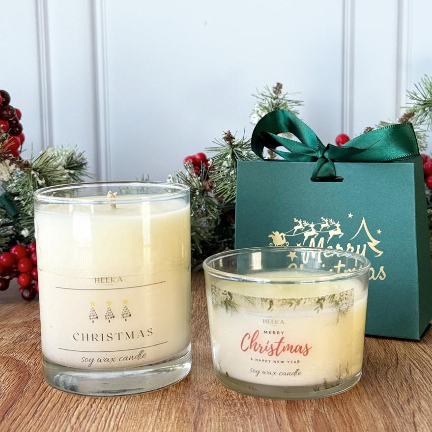 Vela clasica navideña grande