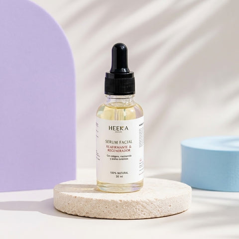 Serum facial. Reafirmante & Regenerador. Con colágeno, niacinamida y aceites botánicos