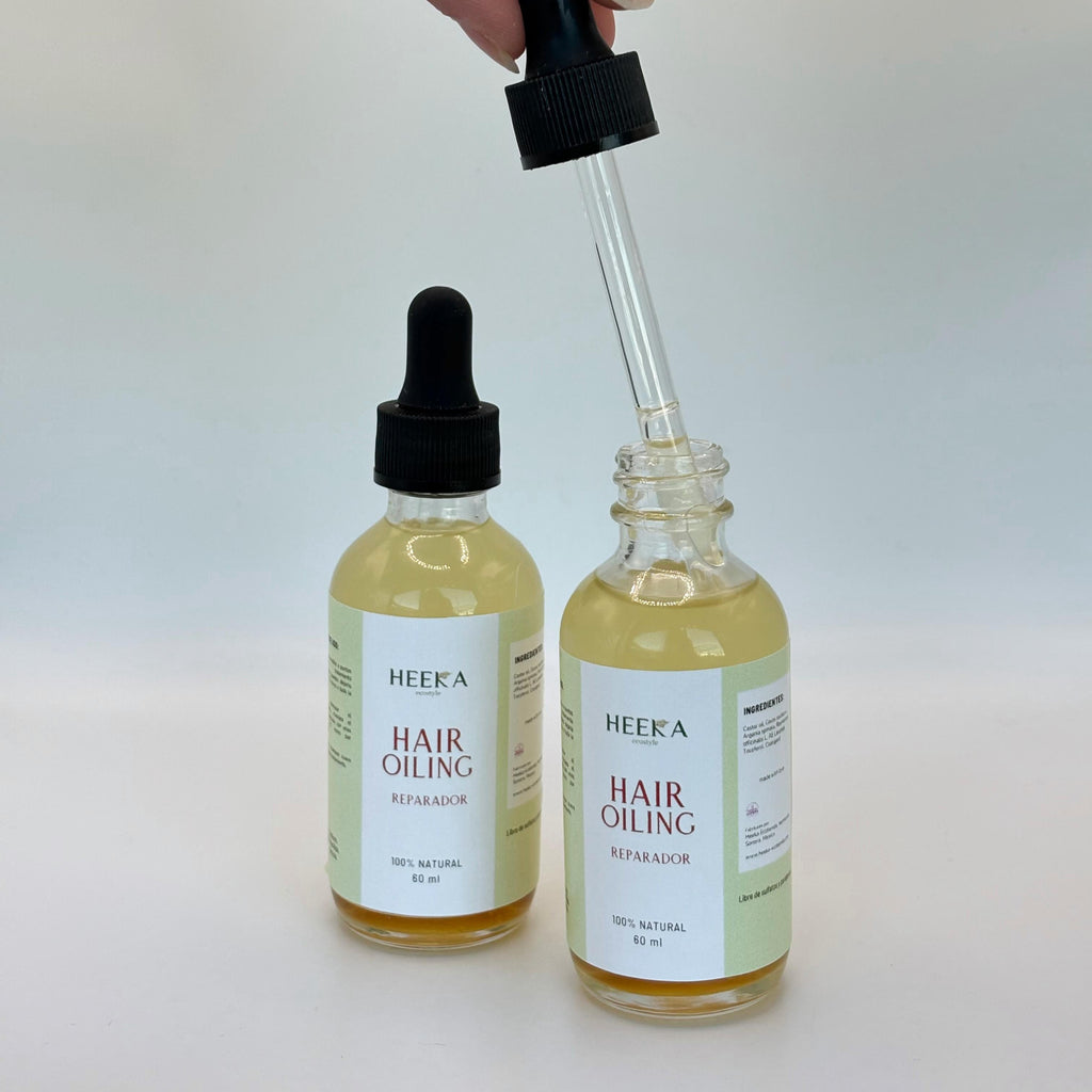 Hair Oiling, Aceite Capilar Reparador; Estimulante del Crecimiento