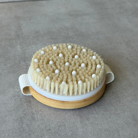 Cepillo corporal exfoliante y cepillado en seco