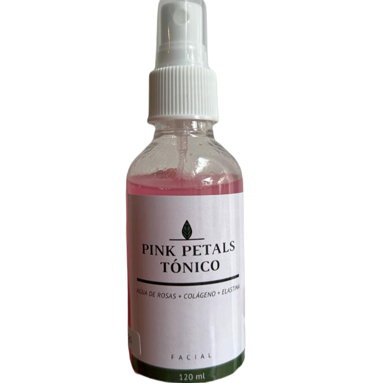 Pink petals tonico con colageno y elastina